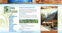 Desktop Screenshot of lesnaprzystan.com